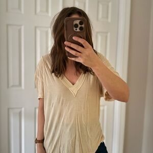 Free Peopl V-Neck Women's Top
